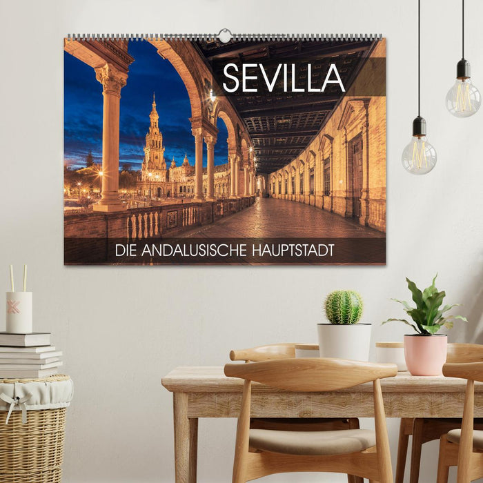 Séville - la capitale andalouse (calendrier mural CALVENDO 2024) 