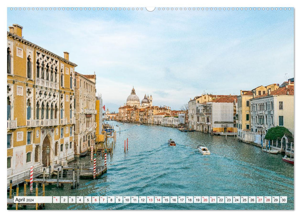 Venedig. Lagunenstadt in Italien (CALVENDO Wandkalender 2024)