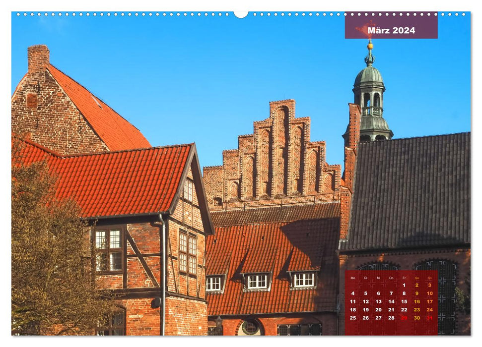 Handwerkskunst im hübschen Lüneburg (CALVENDO Premium Wandkalender 2024)