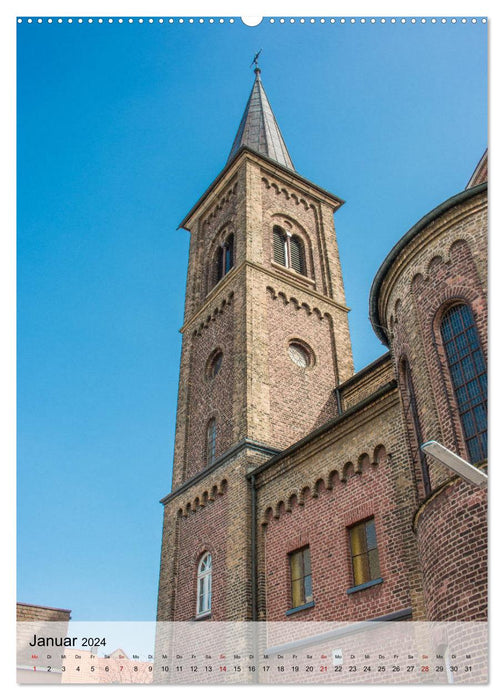 Kirchen in Düsseldorf (CALVENDO Premium Wandkalender 2024)