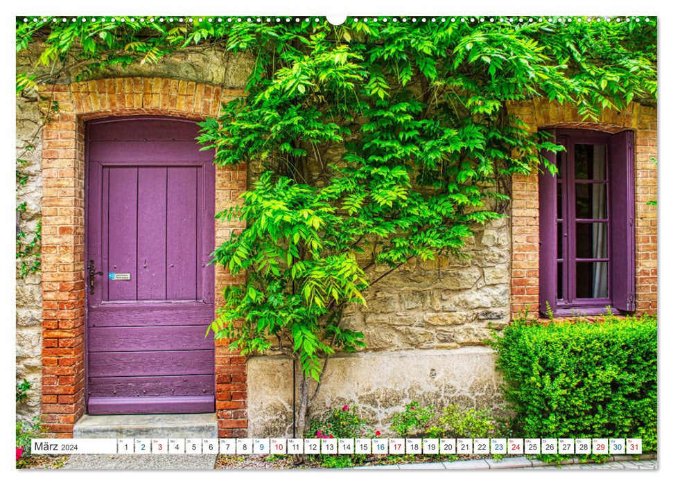 Assignan - Das rote Dorf im Languedoc (CALVENDO Wandkalender 2024)