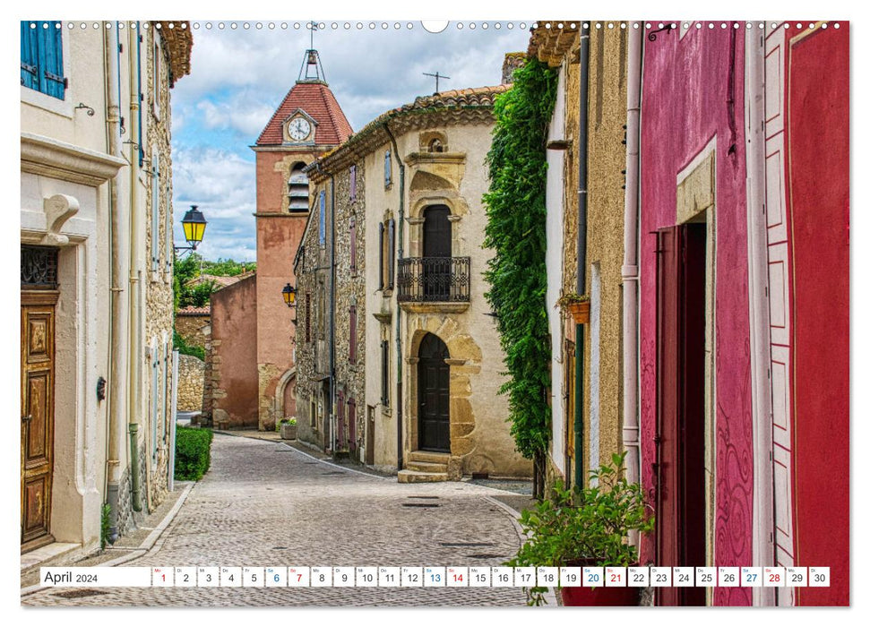 Assignan - Das rote Dorf im Languedoc (CALVENDO Wandkalender 2024)