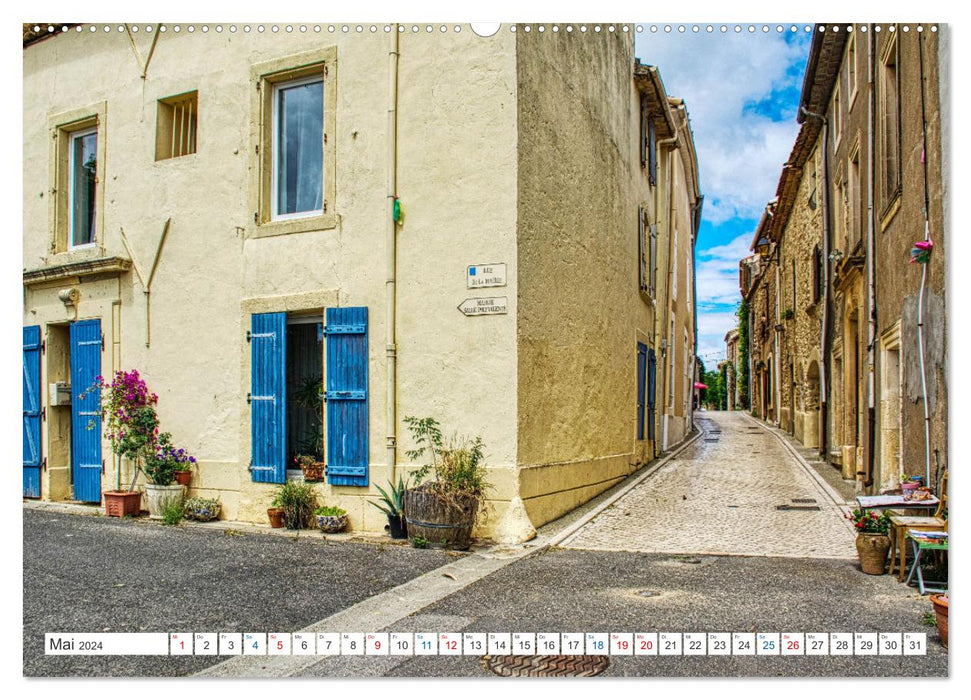 Assignan - Das rote Dorf im Languedoc (CALVENDO Wandkalender 2024)
