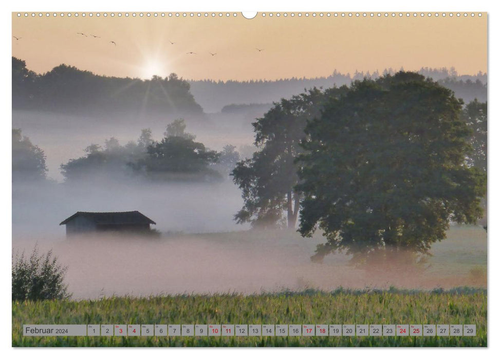 Die Stauden - Malerische Landschaft zwischen Wertach und Mindel (CALVENDO Premium Wandkalender 2024)