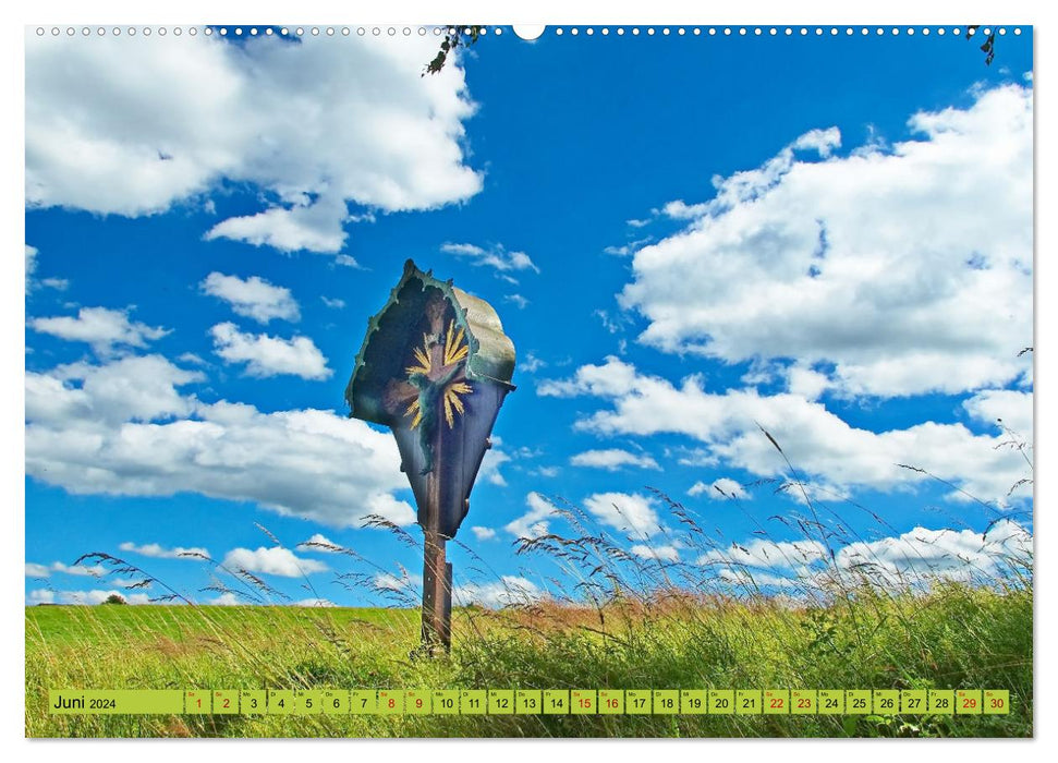 Die Stauden - Malerische Landschaft zwischen Wertach und Mindel (CALVENDO Premium Wandkalender 2024)