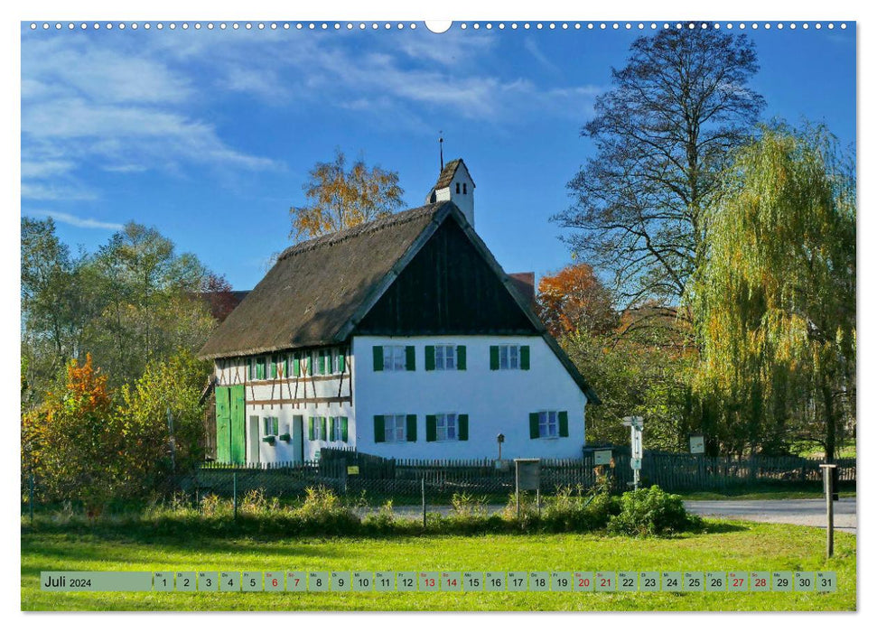 Die Stauden - Malerische Landschaft zwischen Wertach und Mindel (CALVENDO Premium Wandkalender 2024)