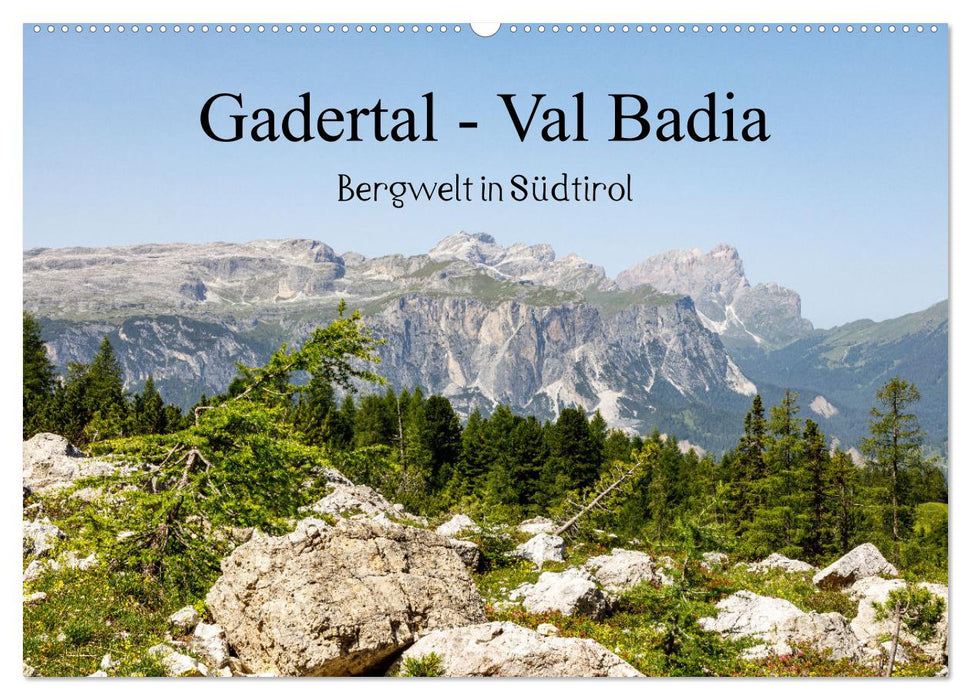 Gadertal - Val Badia (CALVENDO Wandkalender 2024)