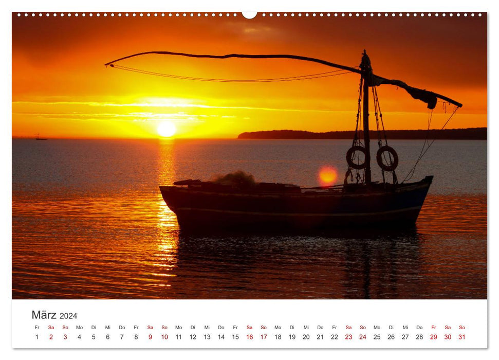 Mosambik - Das einzigartige Land am Indischen Ozean. (CALVENDO Premium Wandkalender 2024)
