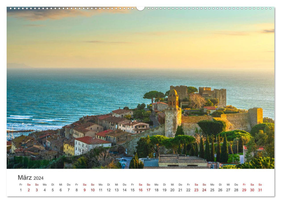 Italien - Eine Reise in das charmante Italien. (CALVENDO Premium Wandkalender 2024)