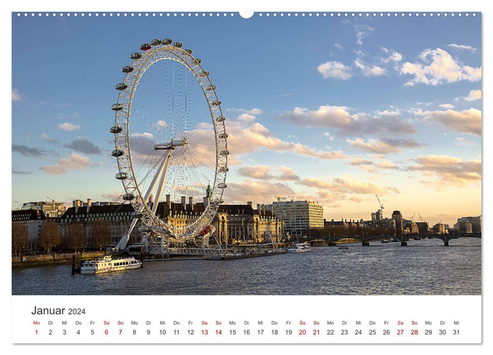 London - In der Stadt der Superlative. (CALVENDO Premium Wandkalender 2024)