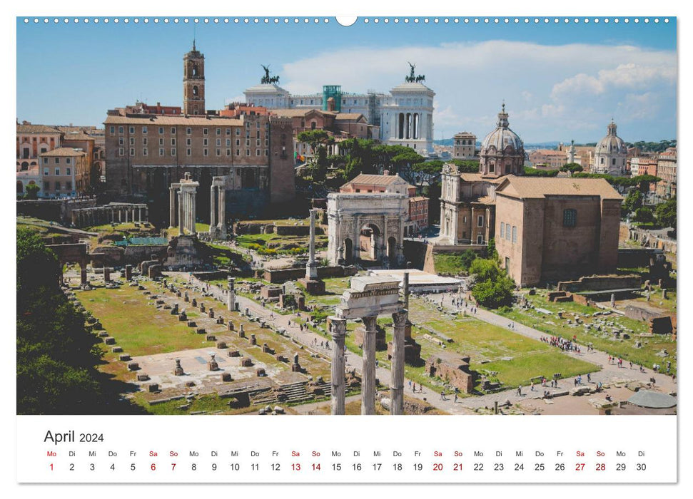 Rom - In der Stadt der sieben Hügel. (CALVENDO Premium Wandkalender 2024)