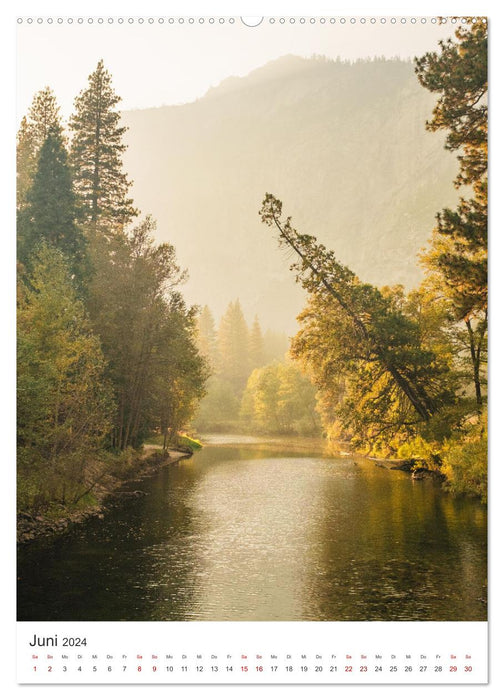 Yosemite Nationalpark - Einer der schönsten Orte der Welt. (CALVENDO Premium Wandkalender 2024)