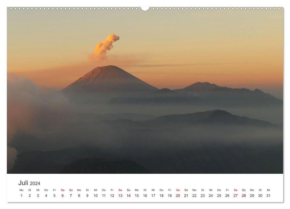 Vulkane - Die atemberaubendsten Motive der Feuerspucker. (CALVENDO Premium Wandkalender 2024)