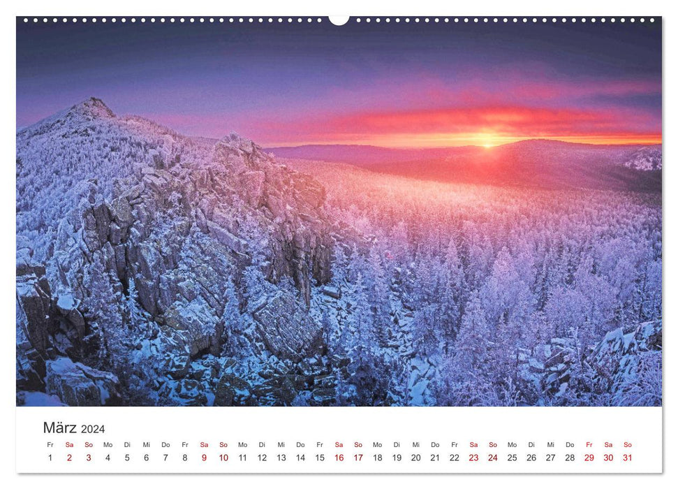 Uralgebirge - Das wunderschöne Gebirge zwischen Asien und Europa. (CALVENDO Premium Wandkalender 2024)