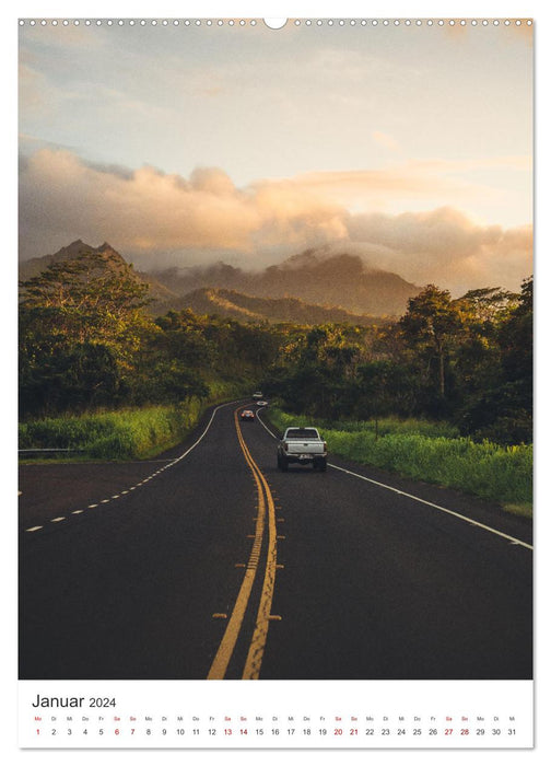 Hawaii - Das wunderschöne Land im Pazifik. (CALVENDO Wandkalender 2024)