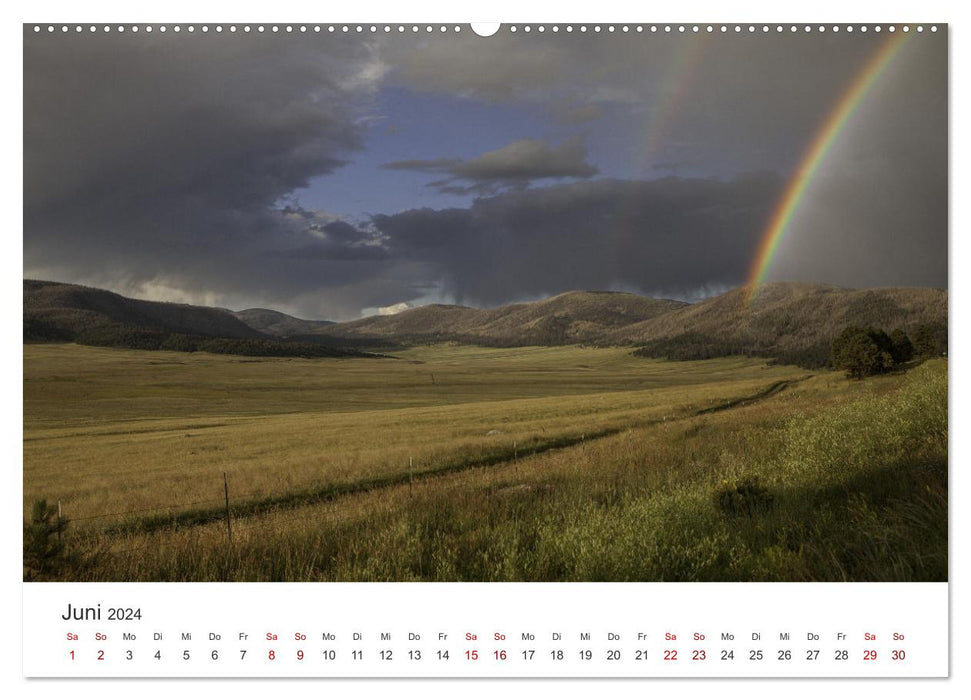 Regenbögen - Ein wunderschönes Naturphänomen. (CALVENDO Premium Wandkalender 2024)