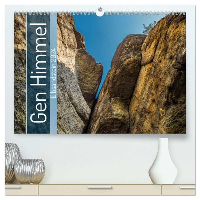 Gen Himmel - Elbsandstein (CALVENDO Premium Wandkalender 2024)