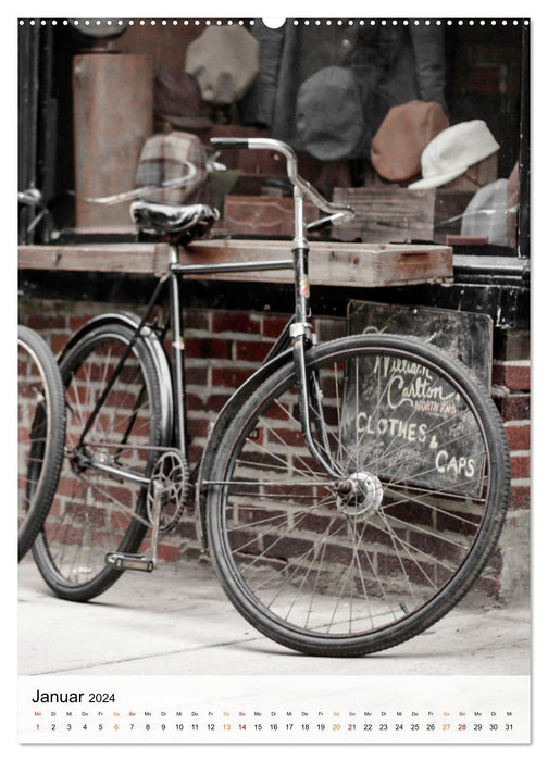 Fahrrad Alltag (CALVENDO Premium Wandkalender 2024)
