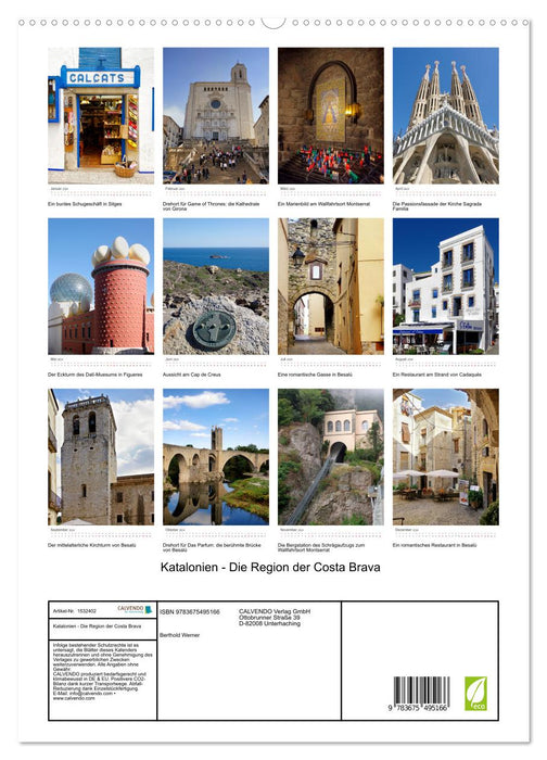 Katalonien - Die Region der Costa Brava (CALVENDO Premium Wandkalender 2024)