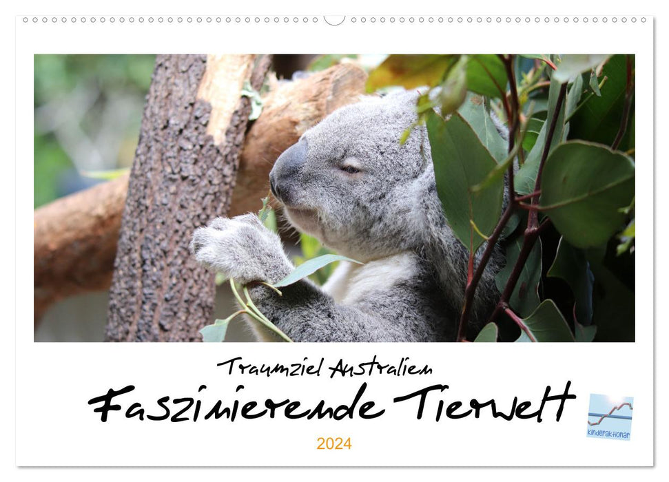 Traumziel Australien - Faszinierende Tierwelt 2024 (CALVENDO Wandkalender 2024)