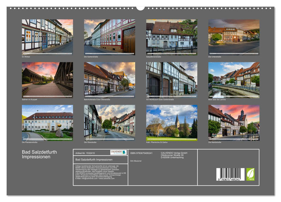 Bad Salzdetfurth Impressionen (CALVENDO Premium Wandkalender 2024)