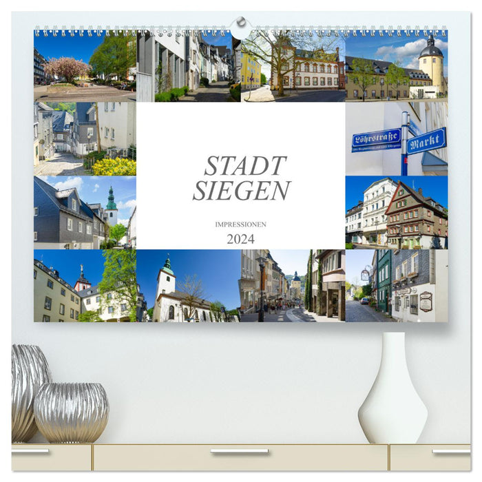 Stadt Siegen Impressionen (CALVENDO Premium Wandkalender 2024)