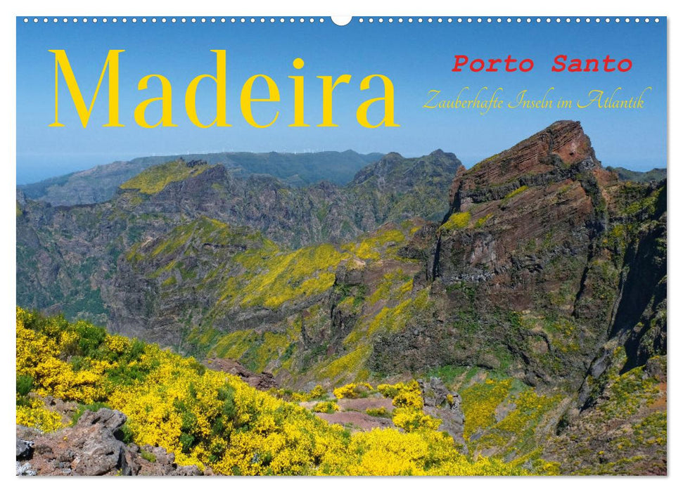 Madeira und Porto Santo (CALVENDO Wandkalender 2024)