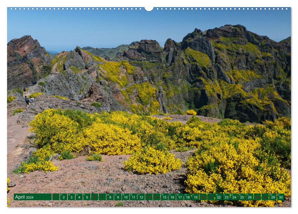 Madeira und Porto Santo (CALVENDO Wandkalender 2024)