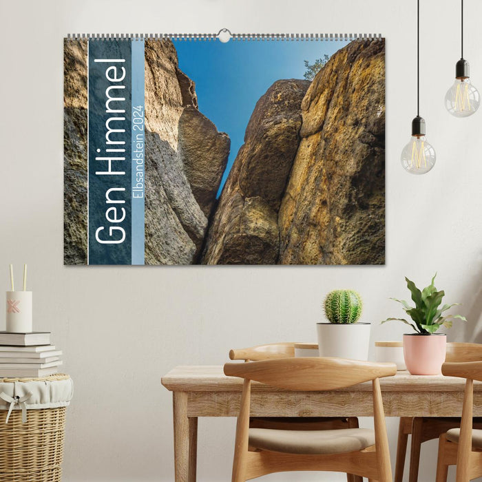 Gen Himmel - Elbsandstein (CALVENDO Wandkalender 2024)
