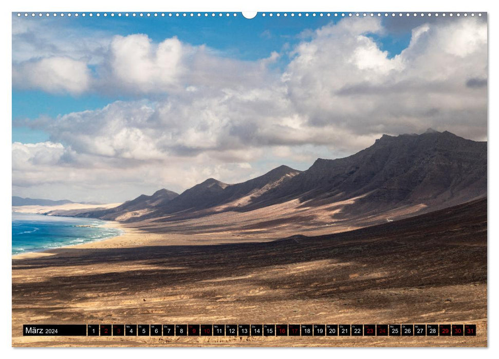 Fuerteventura - Un voyage à travers l'île volcanique (Calendrier mural CALVENDO 2024) 