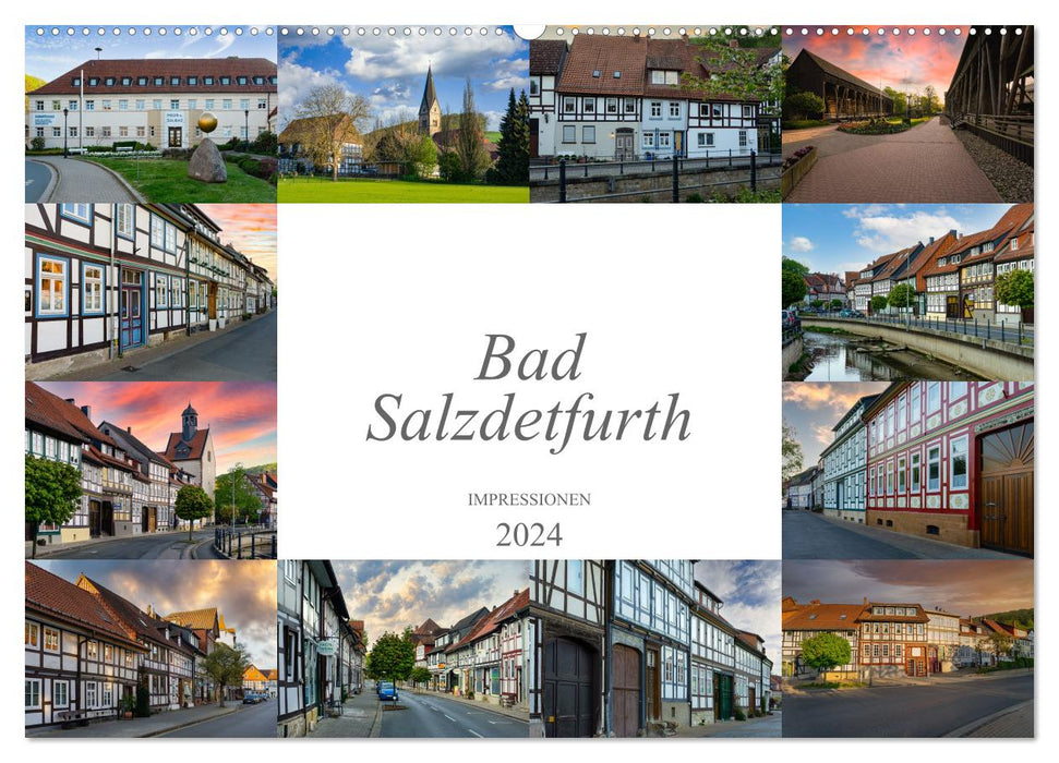 Impressions de Bad Salzdetfurth (calendrier mural CALVENDO 2024) 
