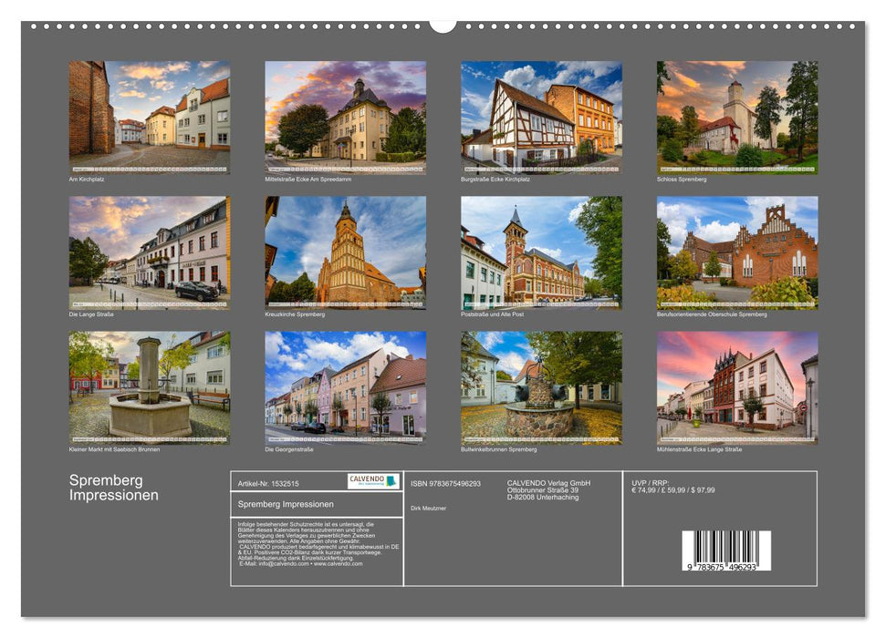 Spremberg Impressionen (CALVENDO Premium Wandkalender 2024)