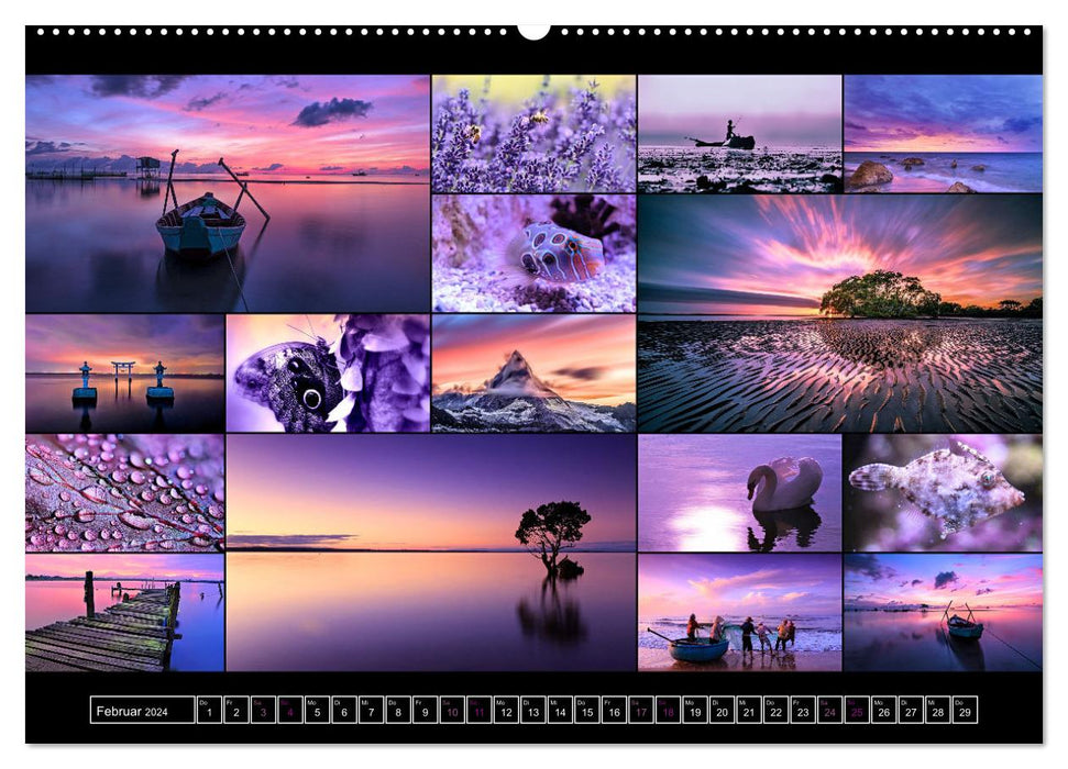 Color symphonies of the earth (CALVENDO wall calendar 2024) 