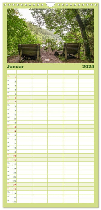 Nationalpark Eifel - Schöne Tage im Grünen (CALVENDO Familienplaner 2024)