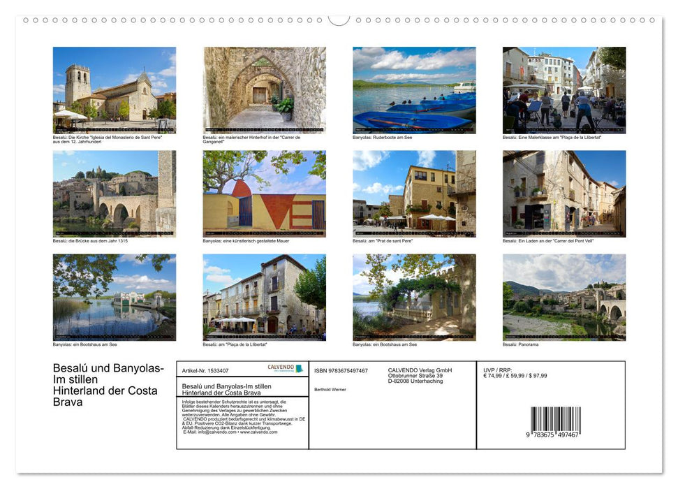 Besalú and Banyolas (CALVENDO Premium Wall Calendar 2024) 