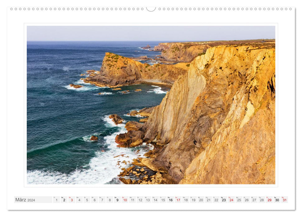Algarve - Paysages côtiers (Calvendo Premium Wall Calendar 2024) 
