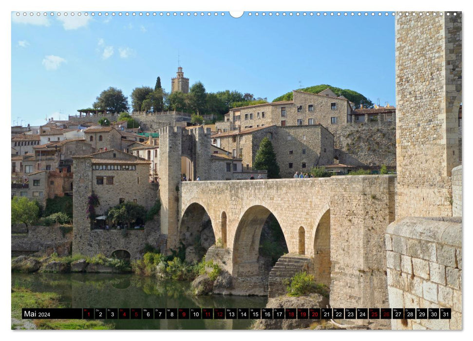 Besalú and Banyolas (CALVENDO wall calendar 2024) 