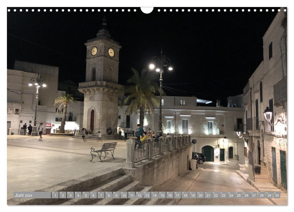 Puglia's white villages (CALVENDO wall calendar 2024) 