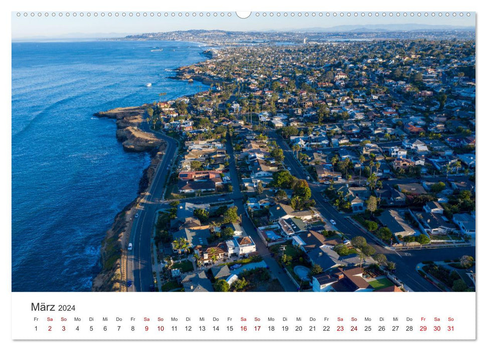 San Diego - The unique city on the Pacific. (CALVENDO wall calendar 2024) 