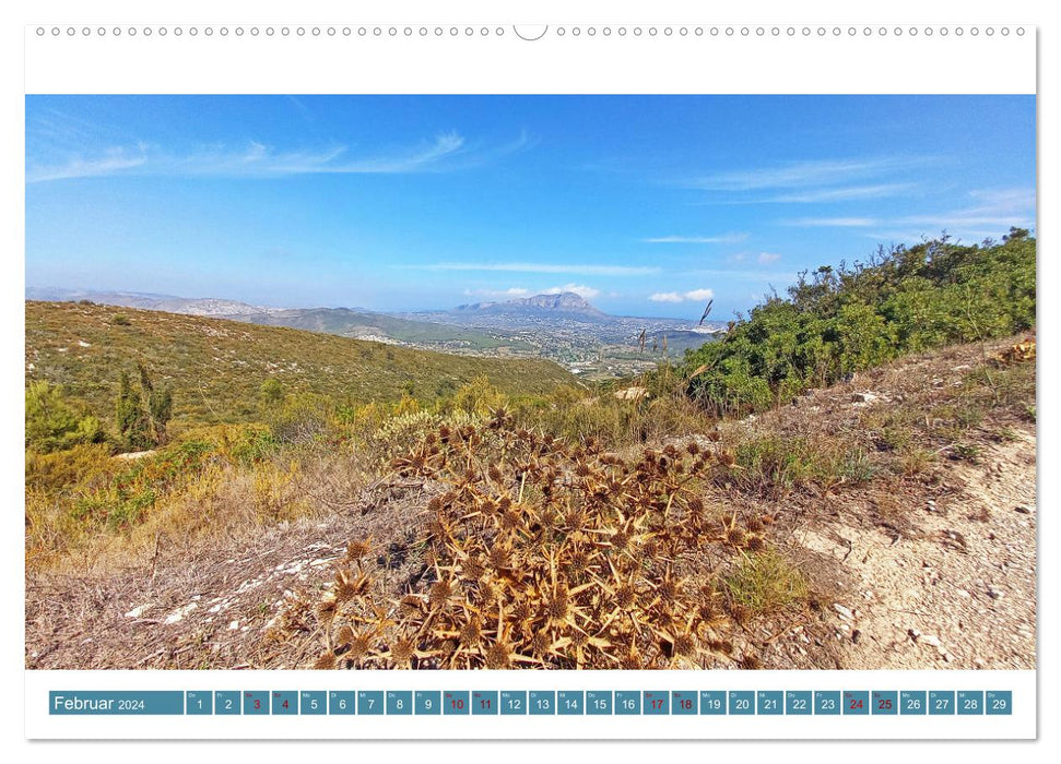 Costa Blanca. Rugged rocks and shimmering Mediterranean Sea (CALVENDO wall calendar 2024) 