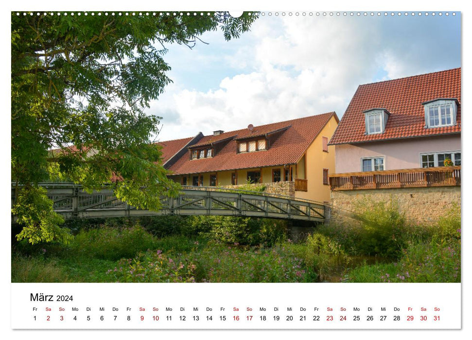 Dans et autour de Ostheim vor der Rhön (Calvendo Premium Wall Calendar 2024) 