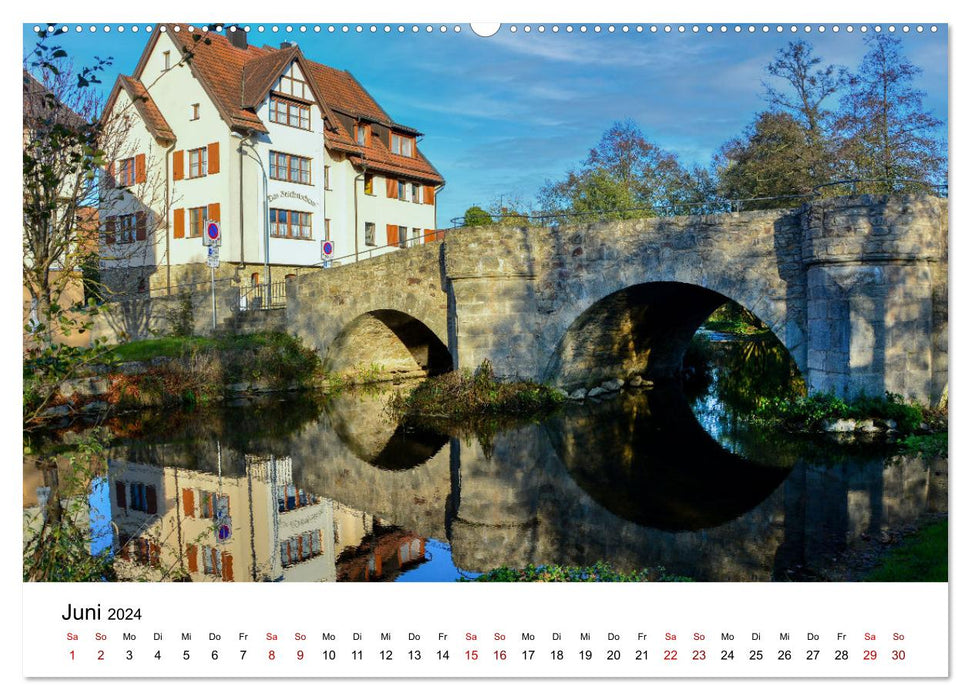 Dans et autour de Ostheim vor der Rhön (Calvendo Premium Wall Calendar 2024) 