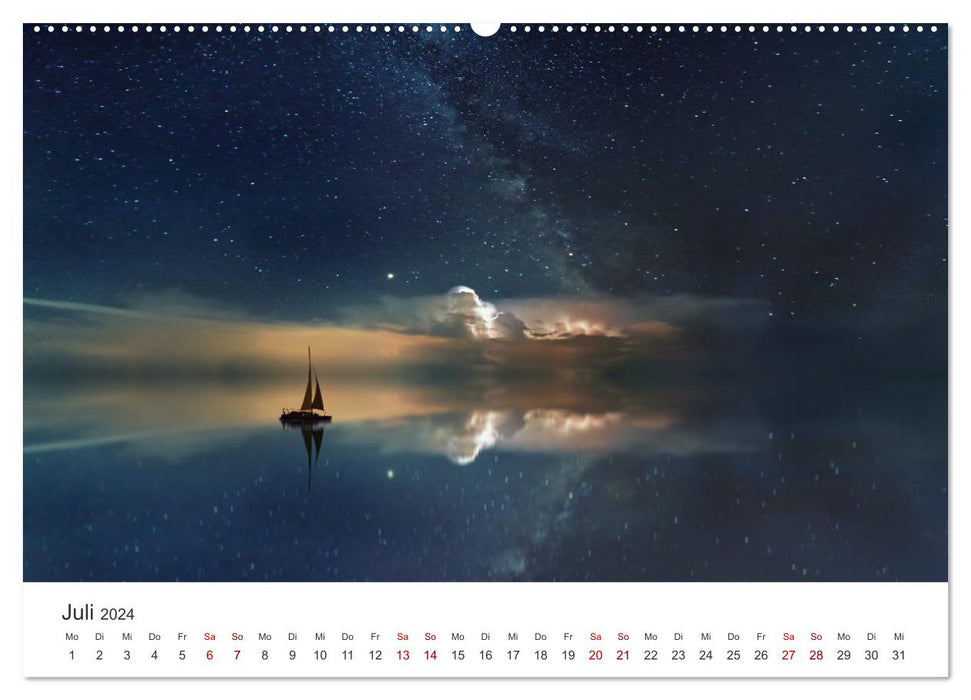 Milky Way - insights into our unique galaxy. (CALVENDO Premium Wall Calendar 2024) 