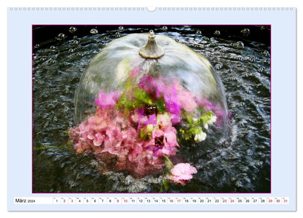 Beautiful water features (CALVENDO Premium Wall Calendar 2024) 
