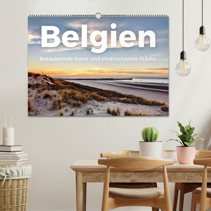 Belgium - Enchanting nature and impressive cities. (CALVENDO wall calendar 2024) 