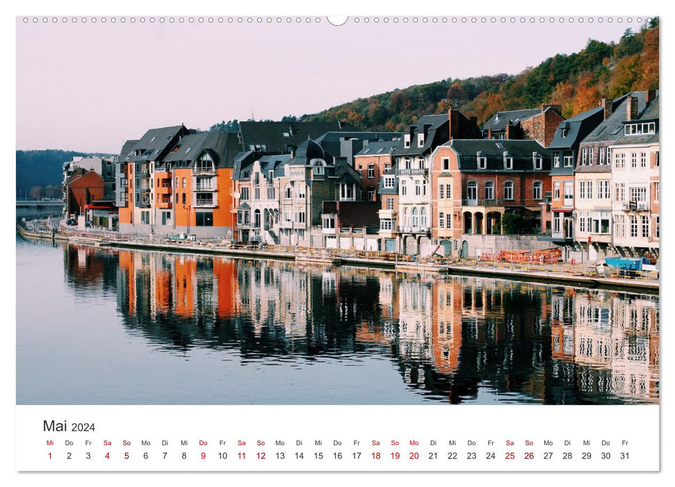 Belgium - Enchanting nature and impressive cities. (CALVENDO wall calendar 2024) 