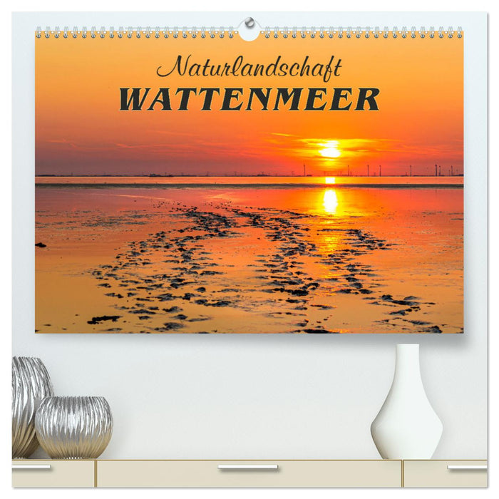 Paysage naturel MER DES WADDEN (Calvendo Premium Wall Calendar 2024) 