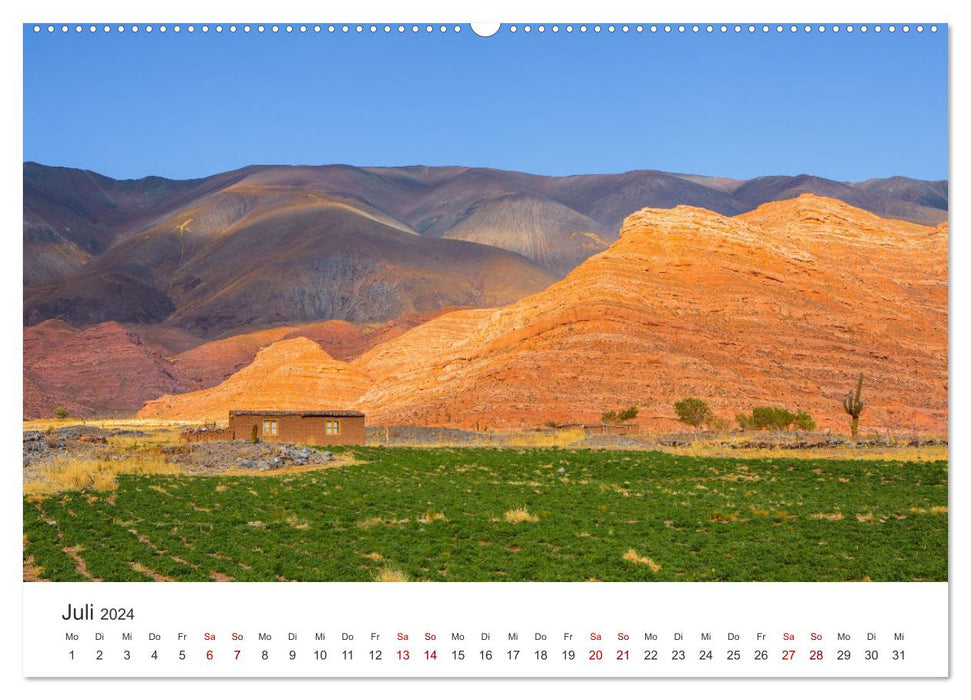 Argentine - polyvalente et riche en contraste (Calvendo Premium Wall Calendar 2024) 