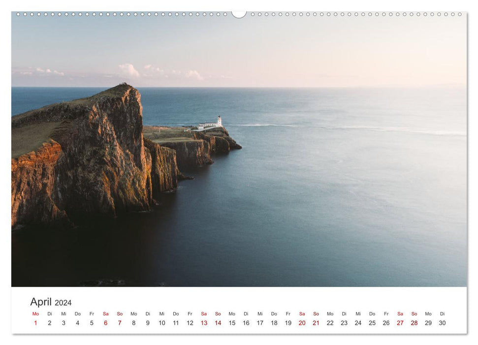 Scotland - Beautiful landscapes and unique nature. (CALVENDO wall calendar 2024) 