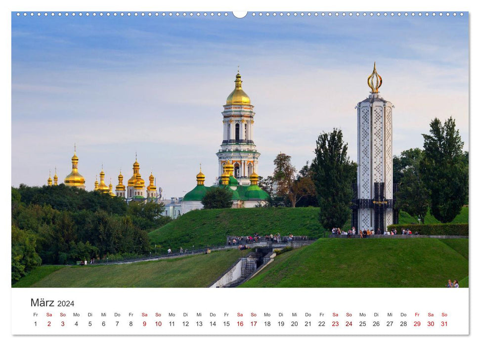 Ukraine - A wonderful country. (CALVENDO wall calendar 2024) 